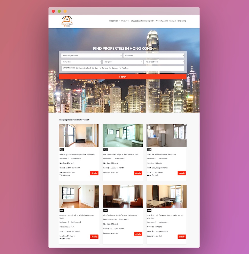 Property Listing Website